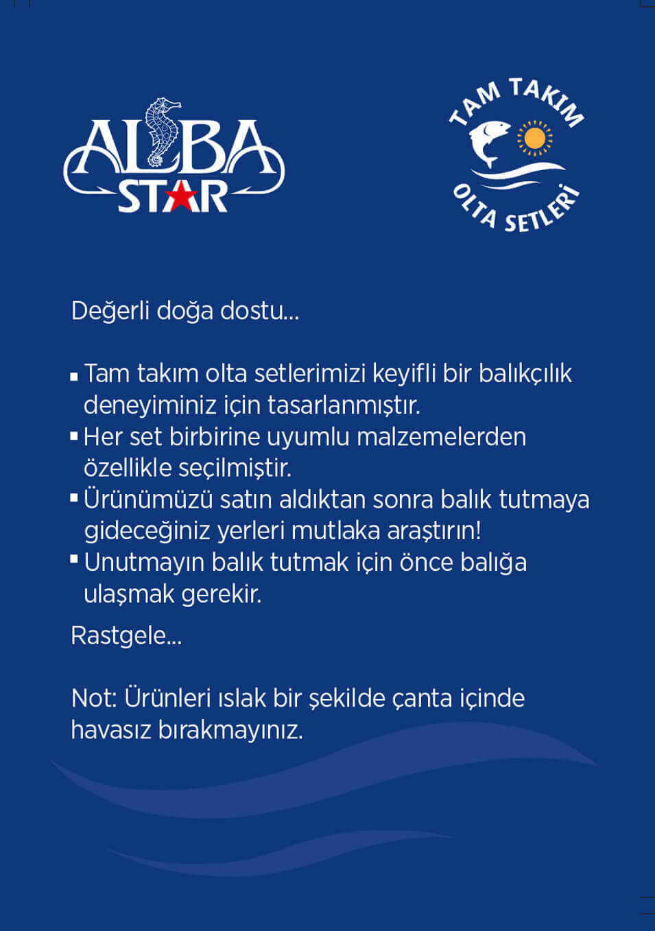 Albastar Tam Takım Hobi Kıyı Olta Seti - 300cm Kamışla - TTS004