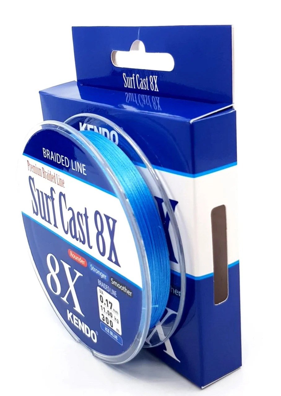 Kendo Surf Cast 8X Fıghtıng 300 mt 0,21 mm Blue