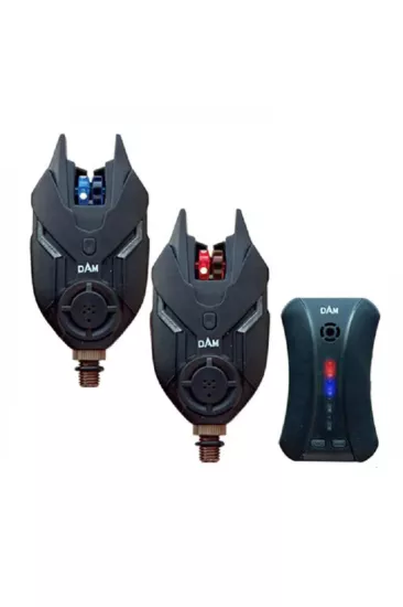 DAM Bite Alarm TF Bite Alarm Set 2+1 Red Blue