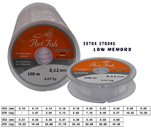Portfish Special Fluoro Carbon Coated 100 mt Devamlı 0,25